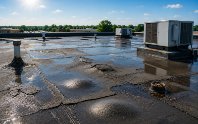Flat Roof Problems in Summer Heat for Commercial Buildings